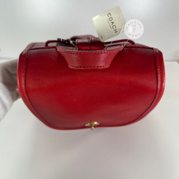 NEW Vintage Coach Large Daypack Backpack 9791 Red USA 1999 main image 9